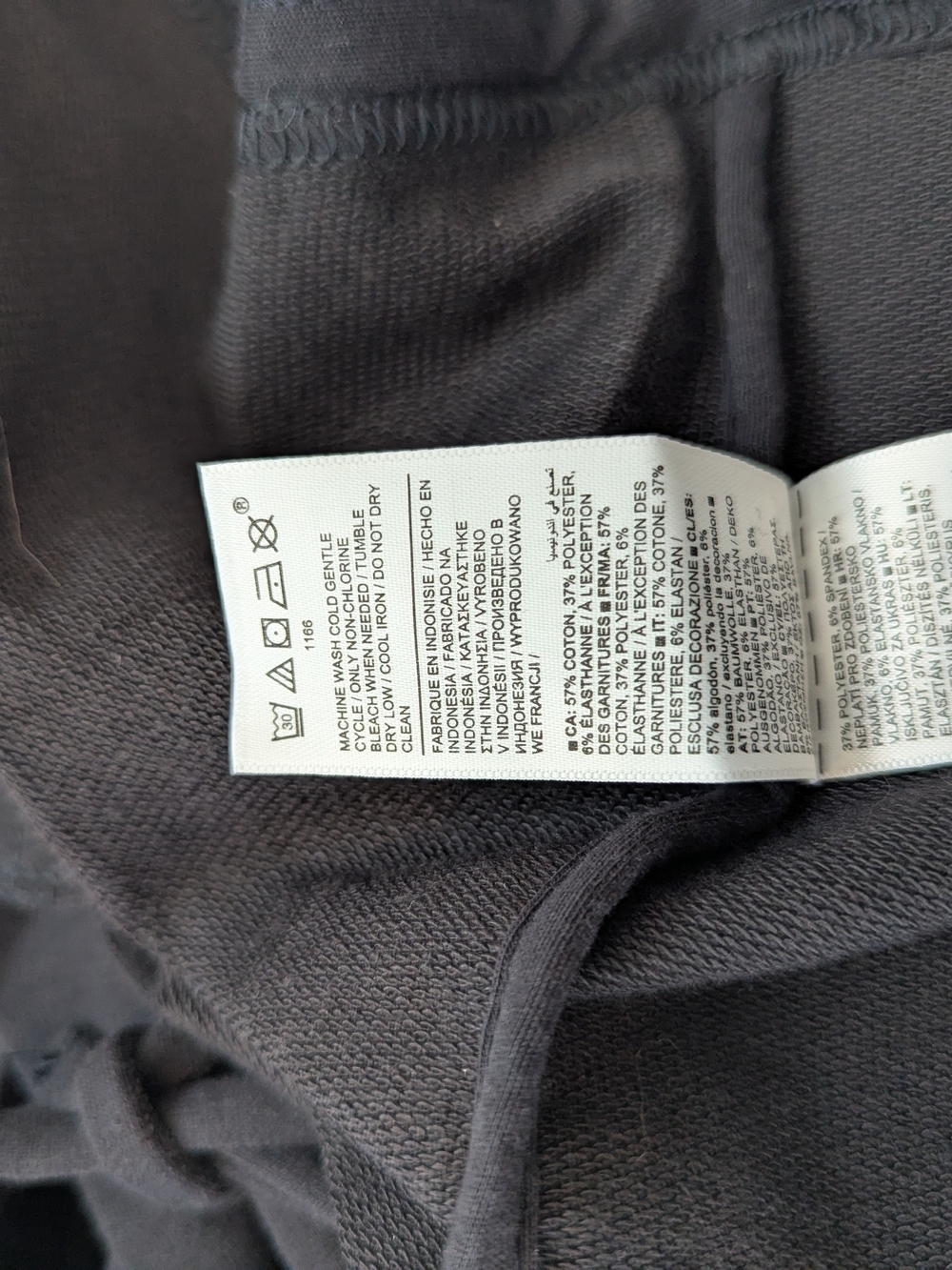 Athleta Retroterry Wrap Sweatshirt Black XS New With Tags - Picture 11 of 11